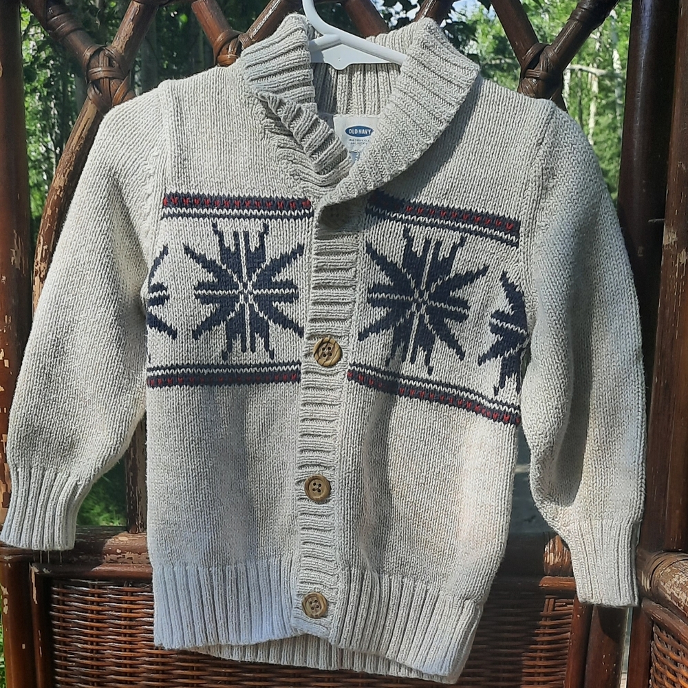 🍀3/15 Old Navy Boy's Button Down Sweater